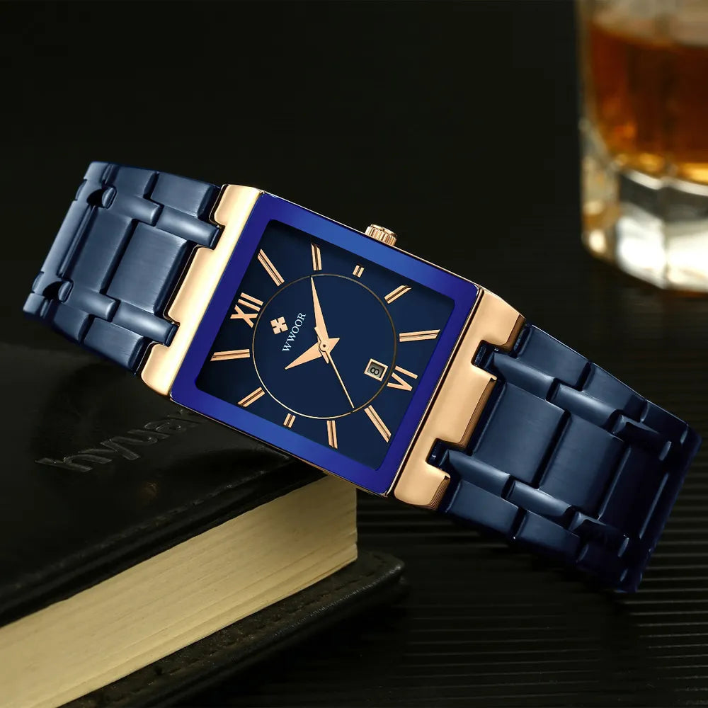 Square Stainless Steel Fashion Watch