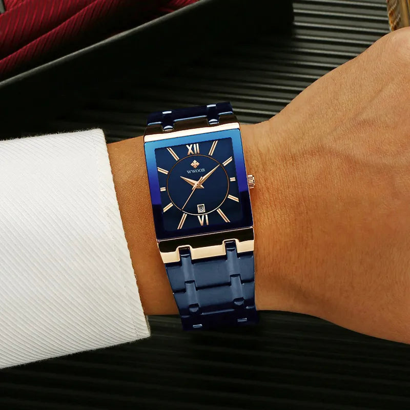 Square Stainless Steel Fashion Watch