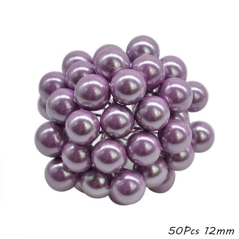 Christmas Decoration Mix Purple Artificial Cherry Flower