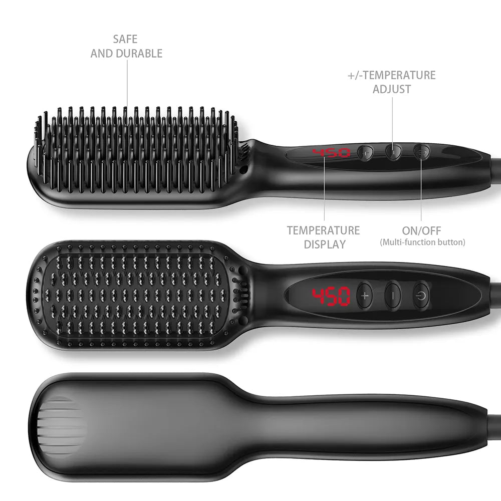 Hair Styling  Straightener Brush