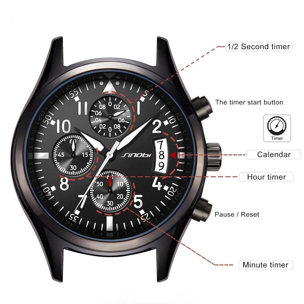 Chronograph Geneva Watch