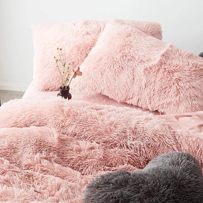 Velvet Duvet Cover Bed