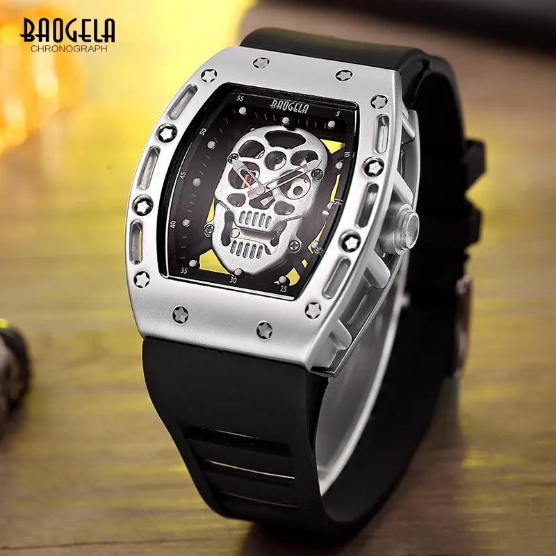 Baogela Fashion Skull Face Watch