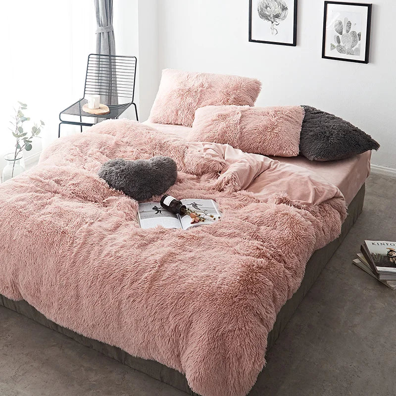 Velvet Duvet Cover Bed