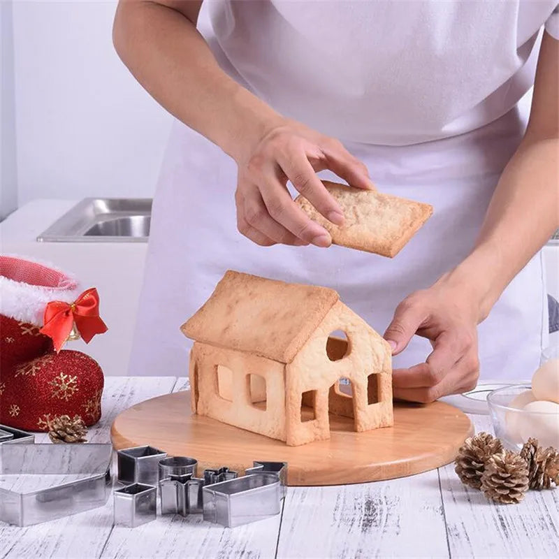 Christmas Stainless Steel Cookie Cutters Set