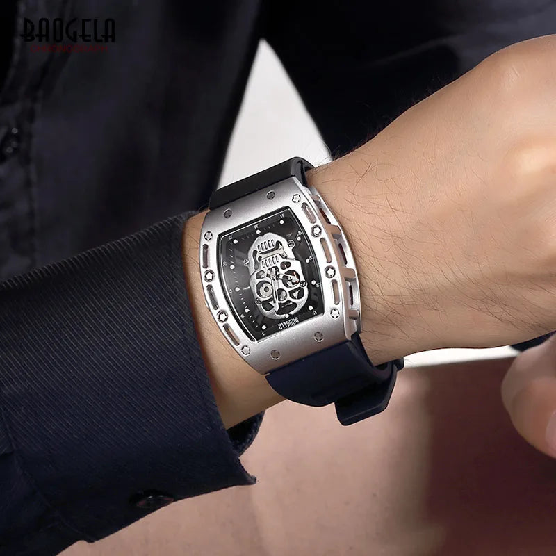 Baogela Fashion Skull Face Watch