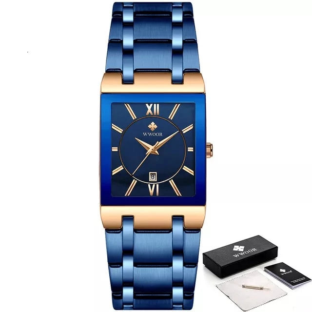 Square Stainless Steel Fashion Watch