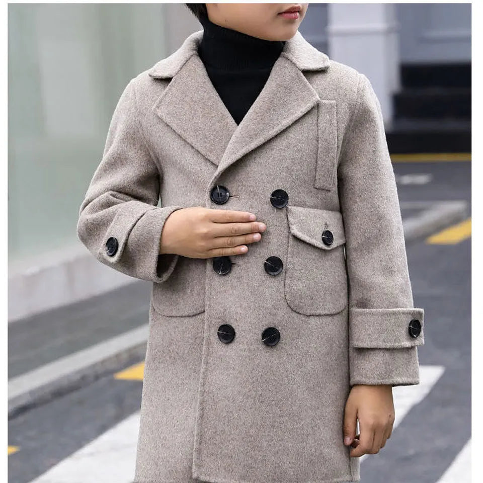 Winter Wool Long Jacket