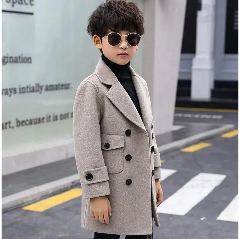 Winter Wool Long Jacket