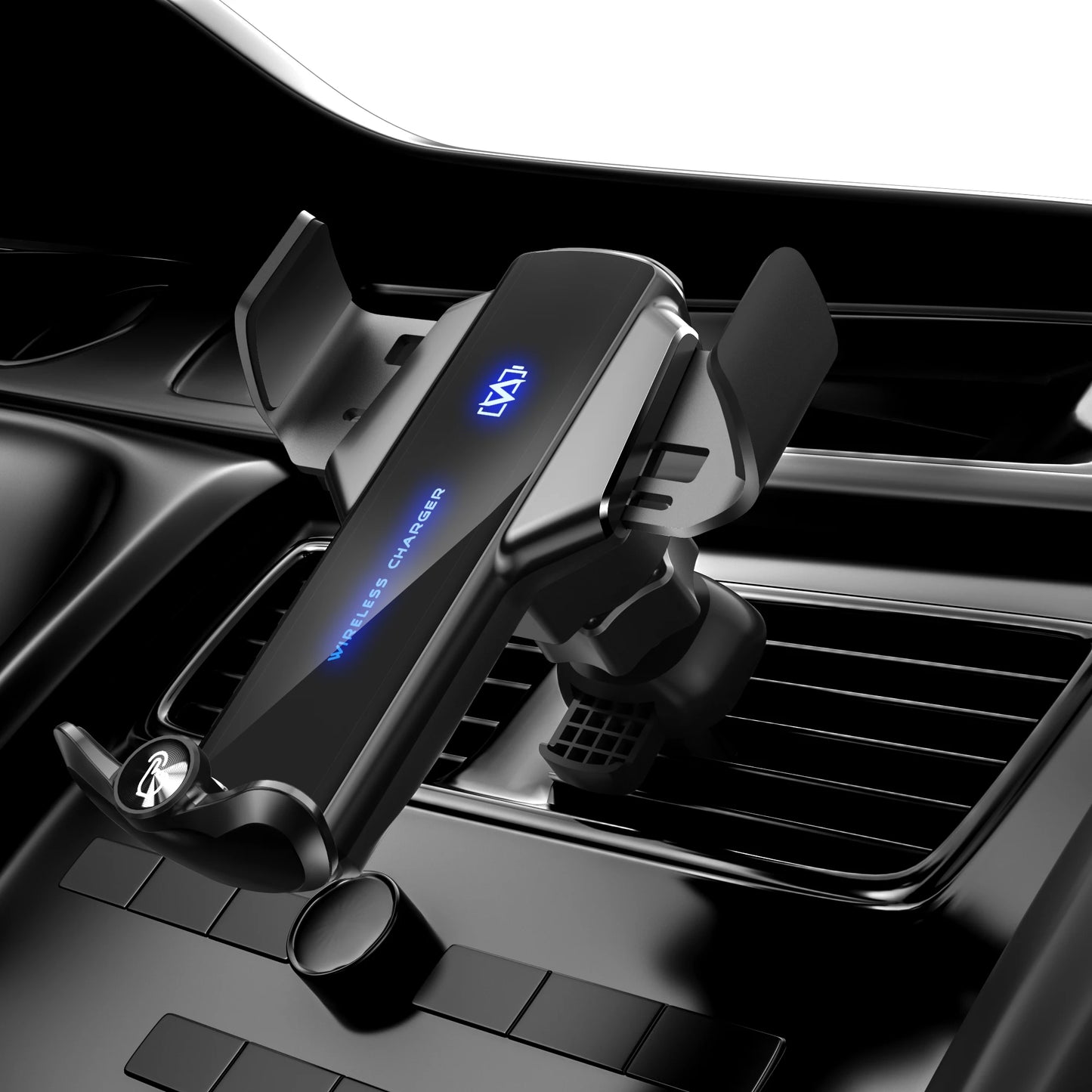 Magnetic smart wireless car charger