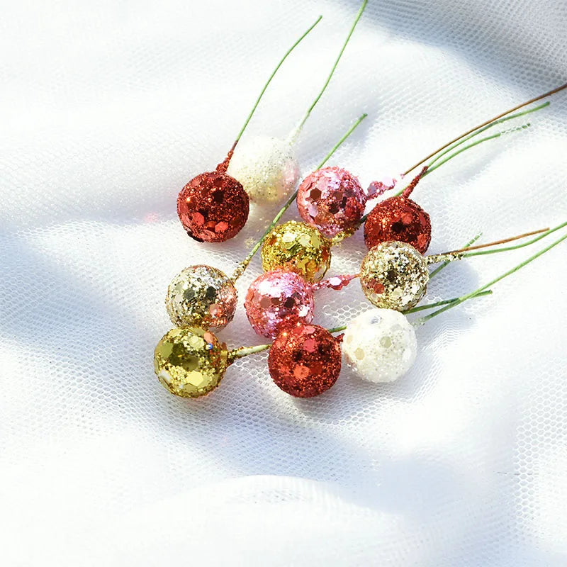 Christmas Mini Artificial Cherry Flower