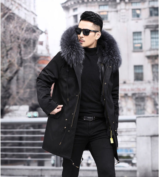 Winter Warm One-piece Fur Coat