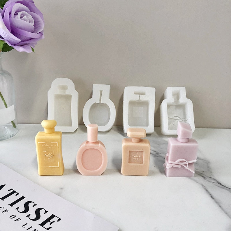 Perfume Bottle Shape candle Mold