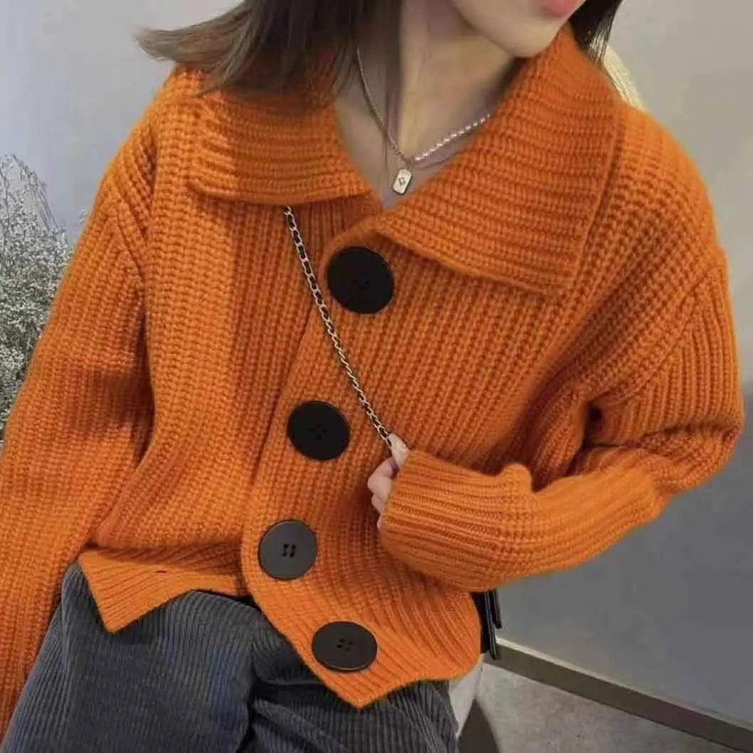 Loose and Warm Sweater Cardigan