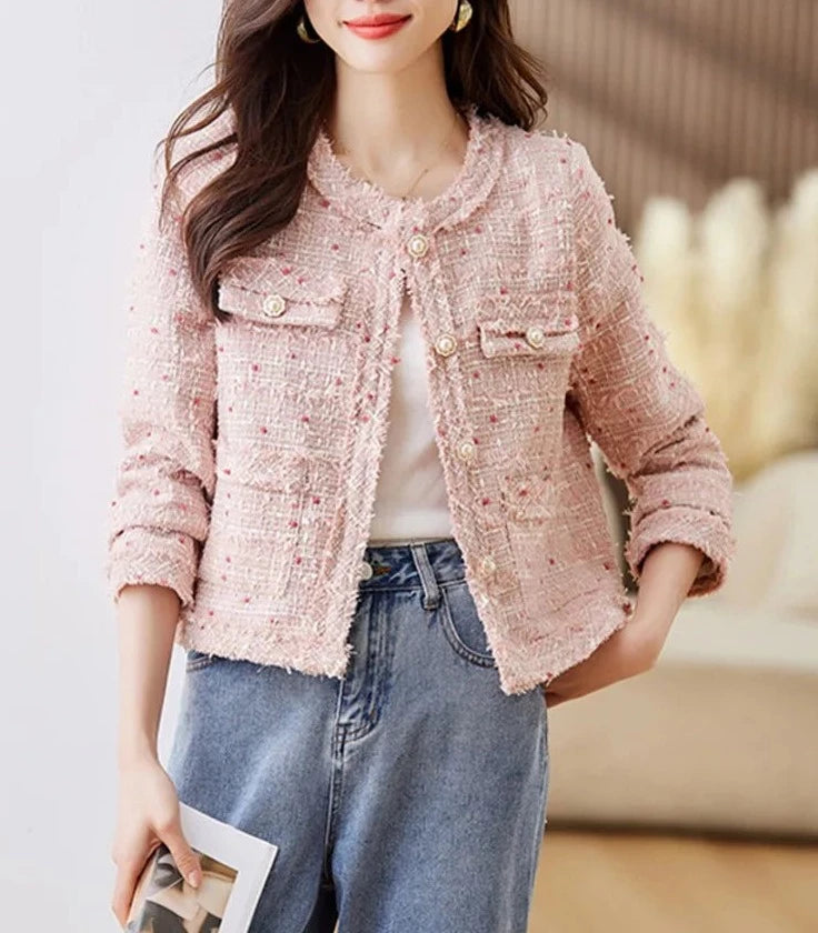 Stylish Twist O Neck Blazer