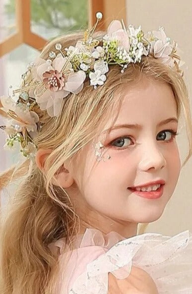 Bridal Wedding Pearl Crowns for Girls