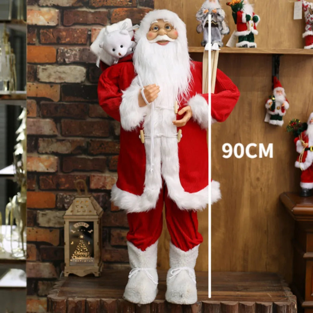 Large Santa Claus Doll Christmas Decorations