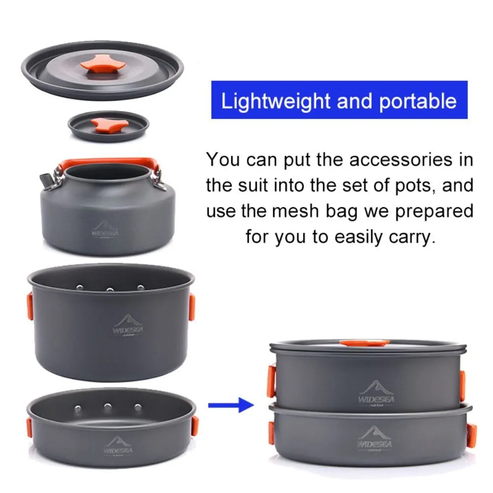 Outdoor Cooking Pots Set