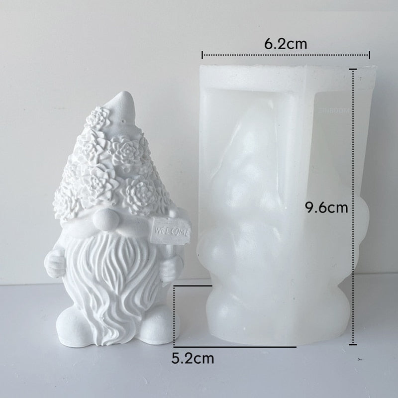 Large Christmas Scented Silicone Candle Mold