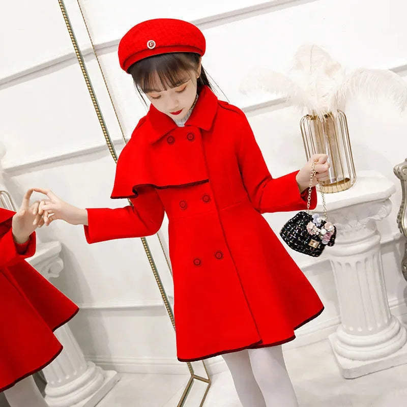 European Style Winter Warm Woolen Coat