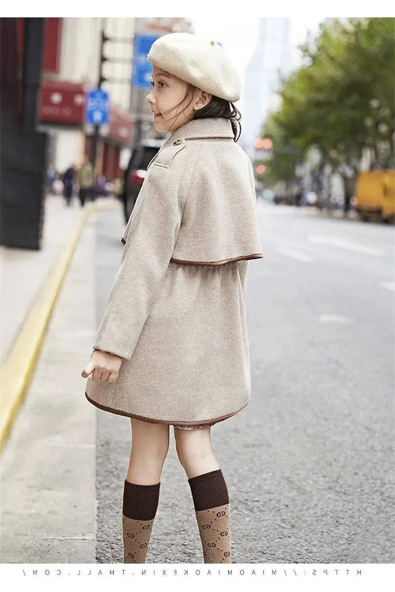 European Style Winter Warm Woolen Coat