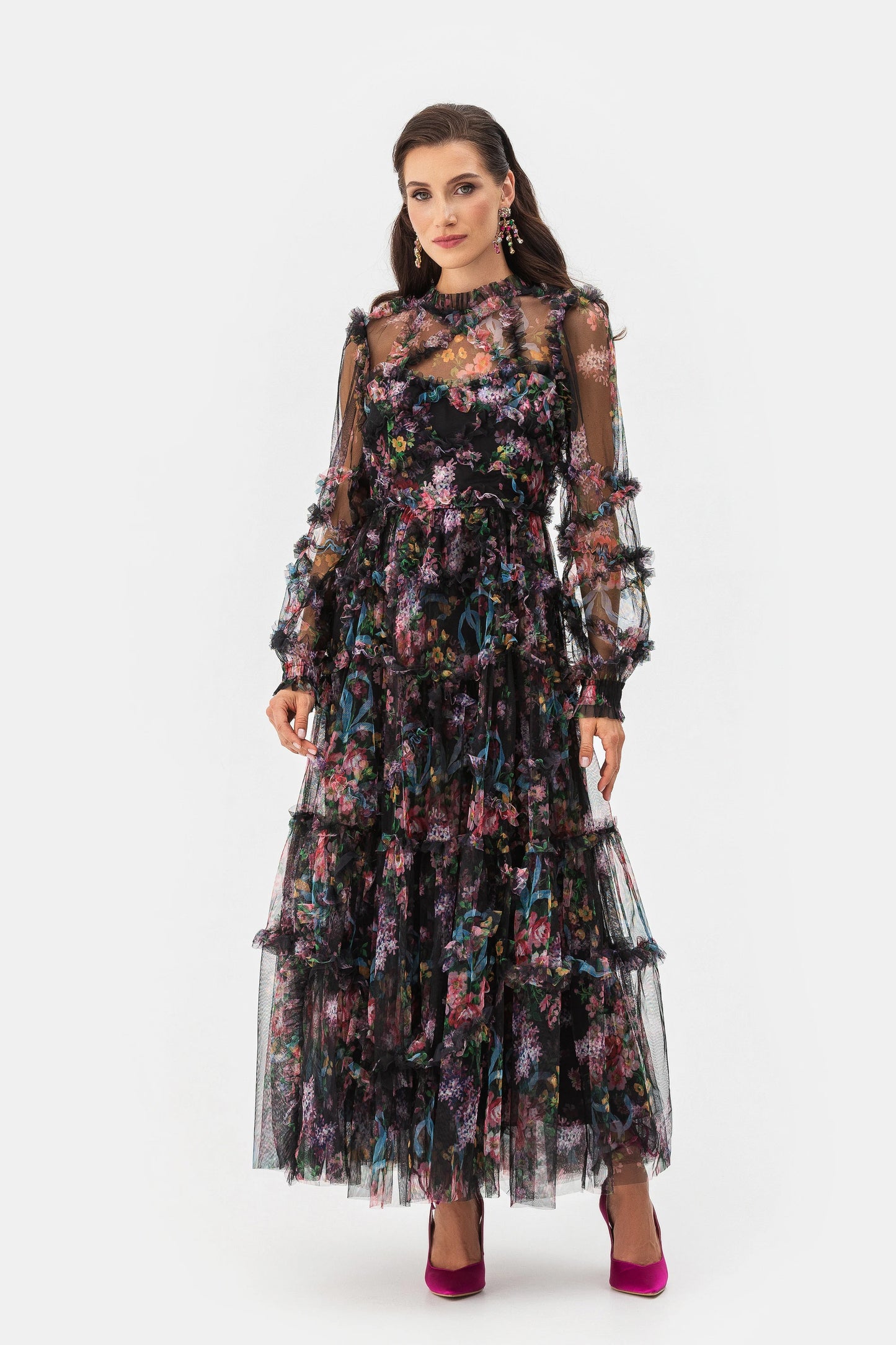 Luxury Floral Bohemian Dress