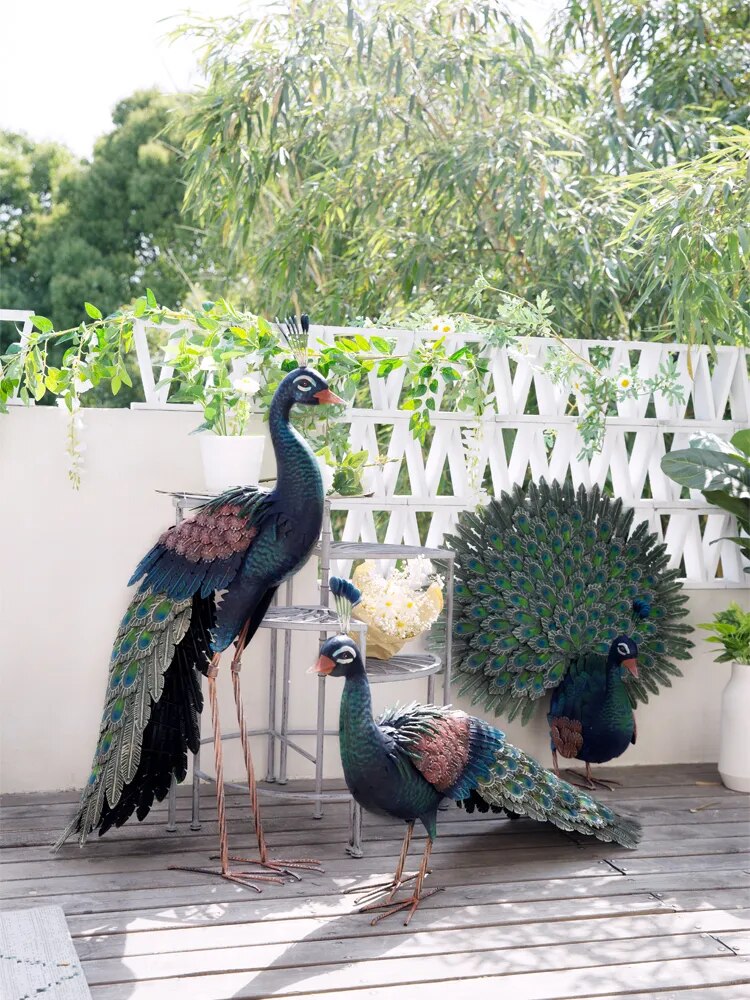 Peacock Modern Garden Decoration