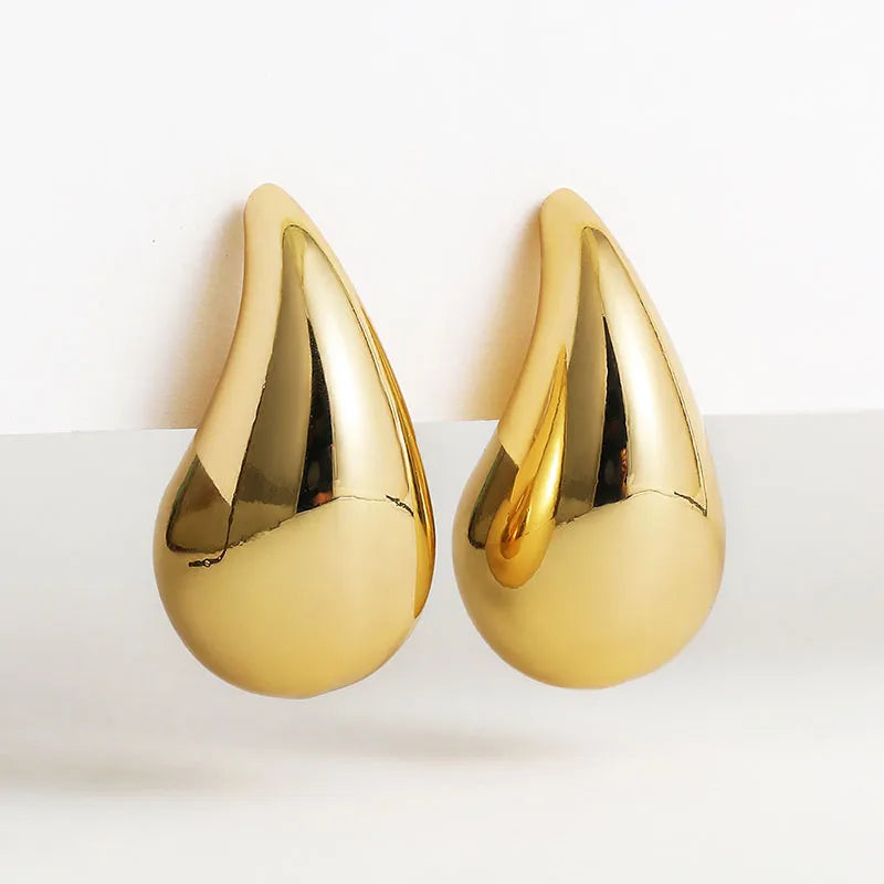 New style Teardrop Gold/Silver Earrings