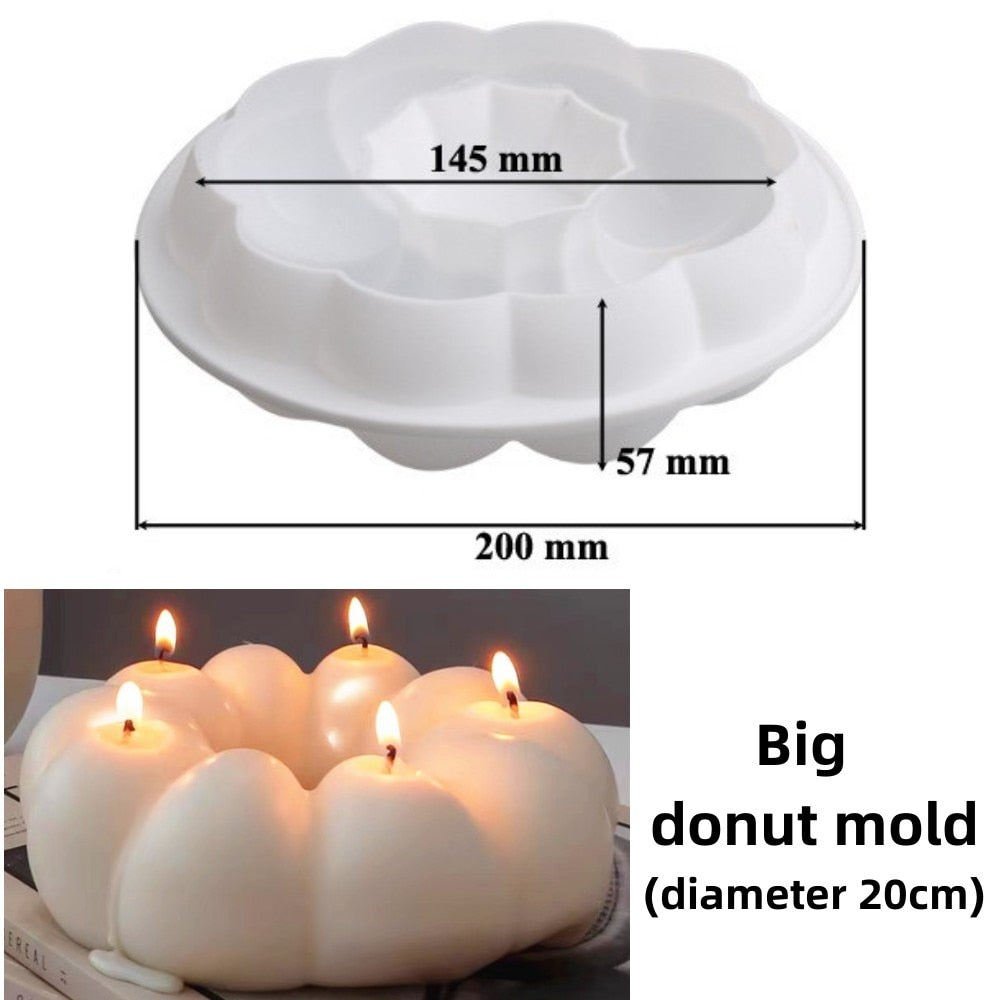 Big shapes Silicone Candle Mold