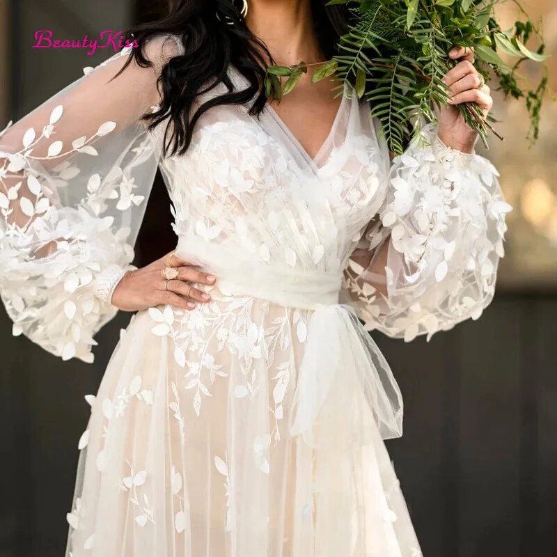 Floral Wedding Dress