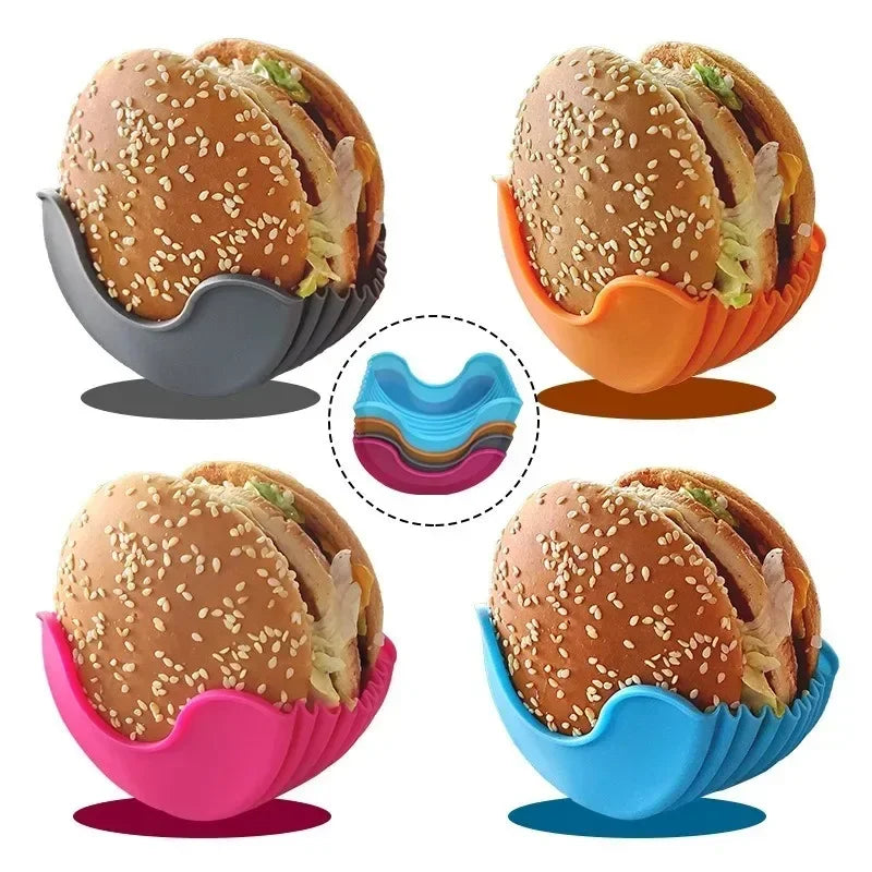 Silicone Reusable Burger Shelf