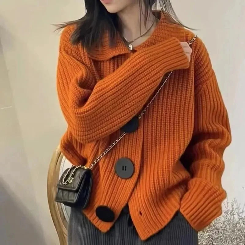 Loose and Warm Sweater Cardigan