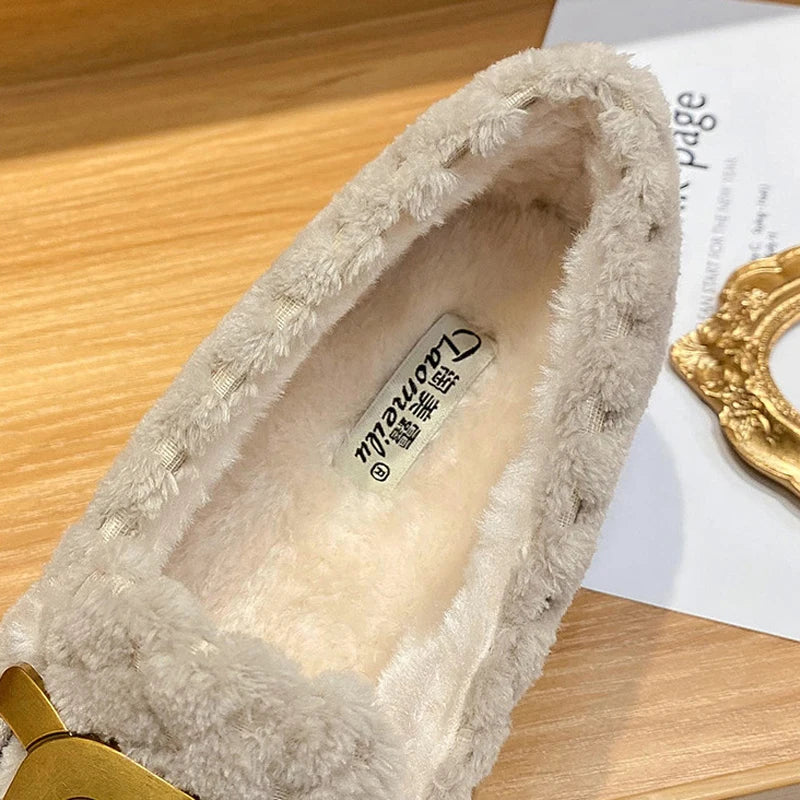 Luxury Casual Fluffy Fur Sneaker