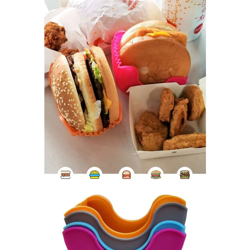 Silicone Reusable Burger Shelf