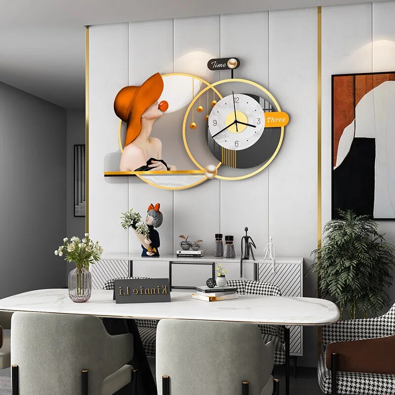 Luxury Digital  Wall Clock Modern Design