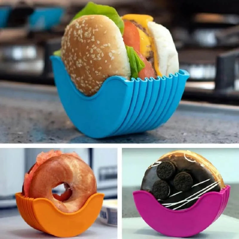 Silicone Burger Holders Sandwiches