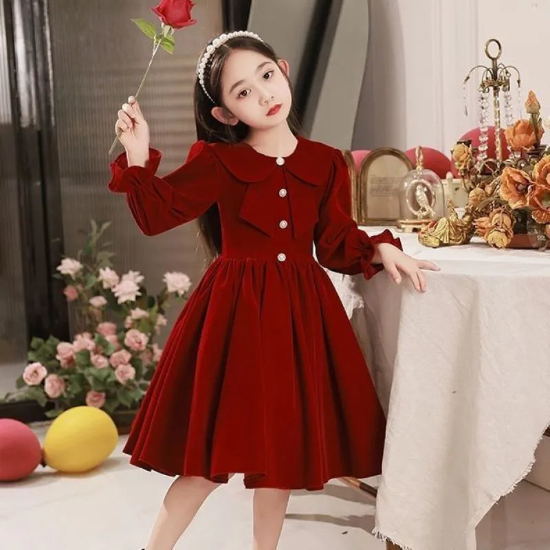 Long Sleeves Princess Dress