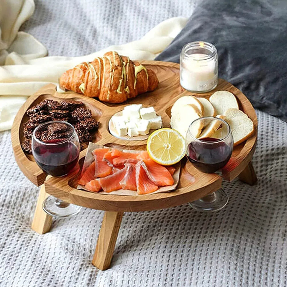 Folding Picnic Table Cheese Board