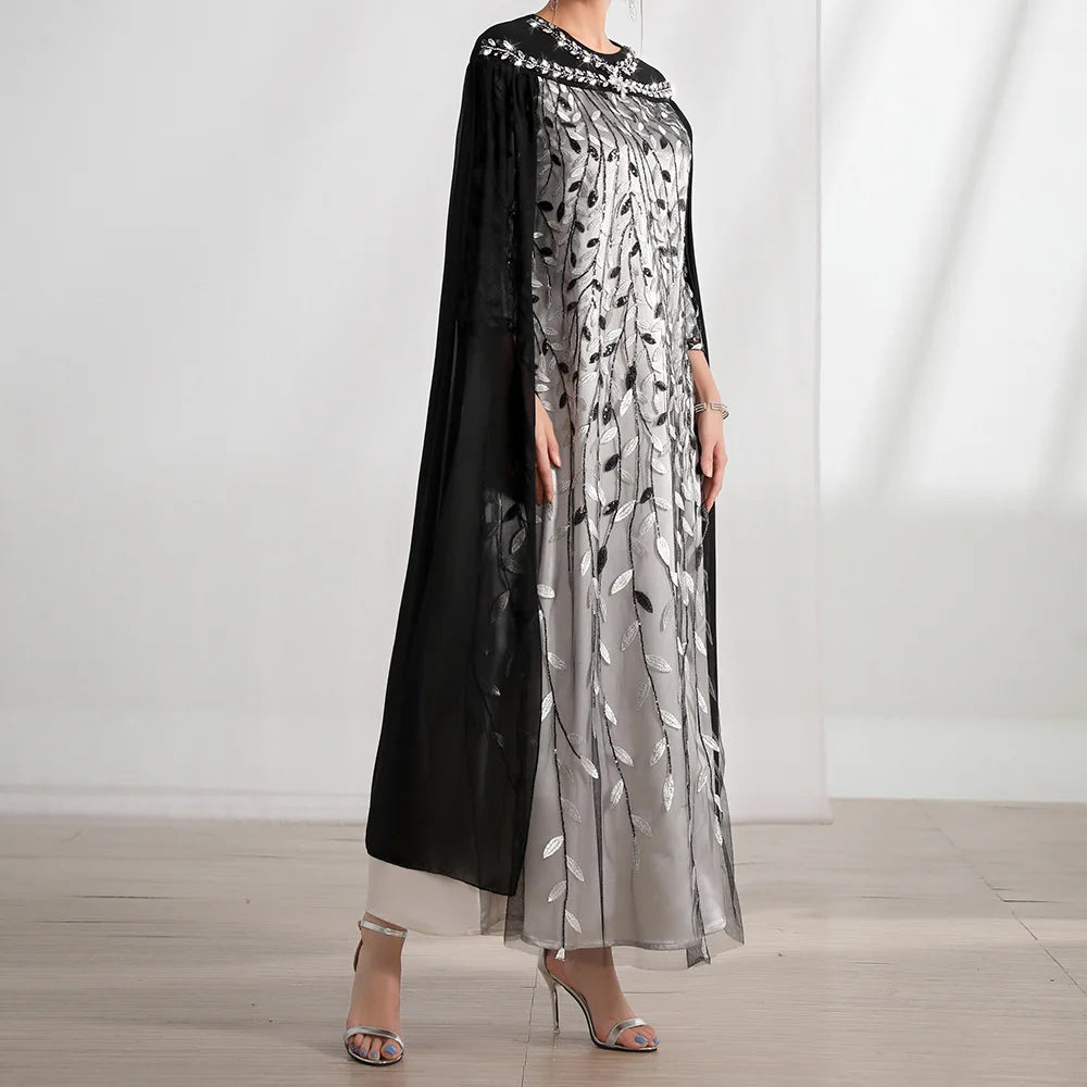 Elegant Abaya with Cape