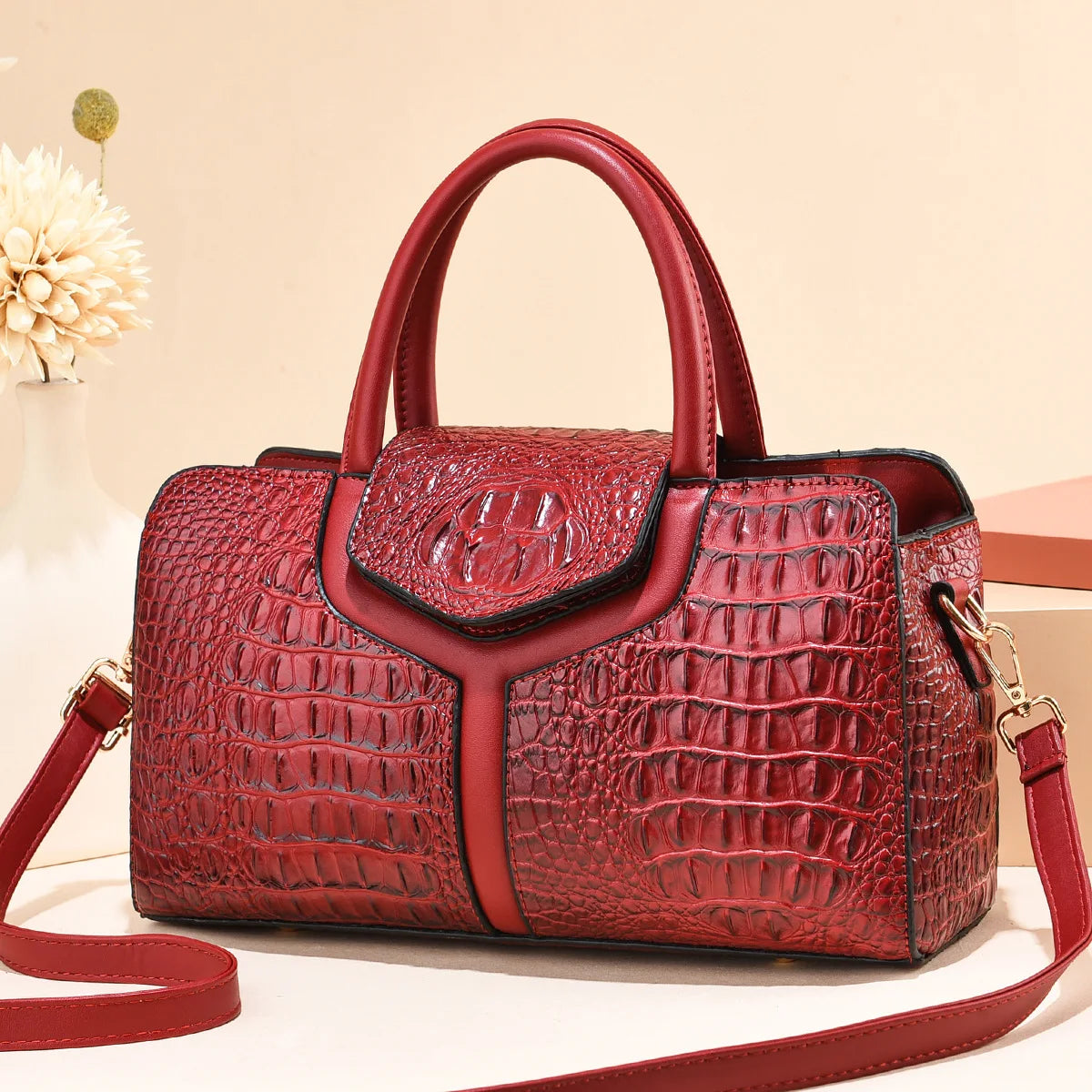 Crocodile pattern Classic bag