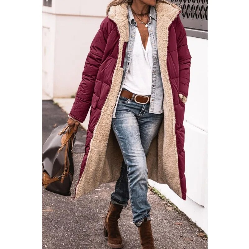 Casual hooded winter coat