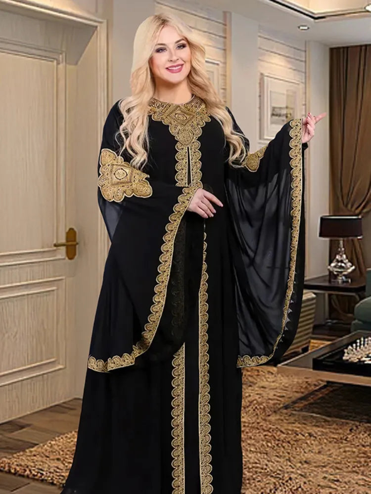 Luxury Chiffon Abaya Turkan fashion