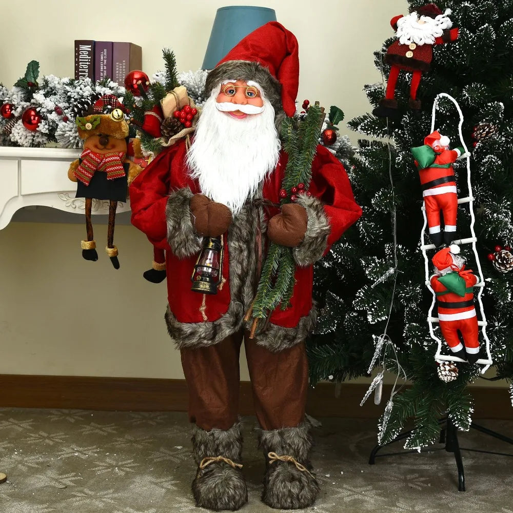 Large Santa Claus Doll Christmas Decorations