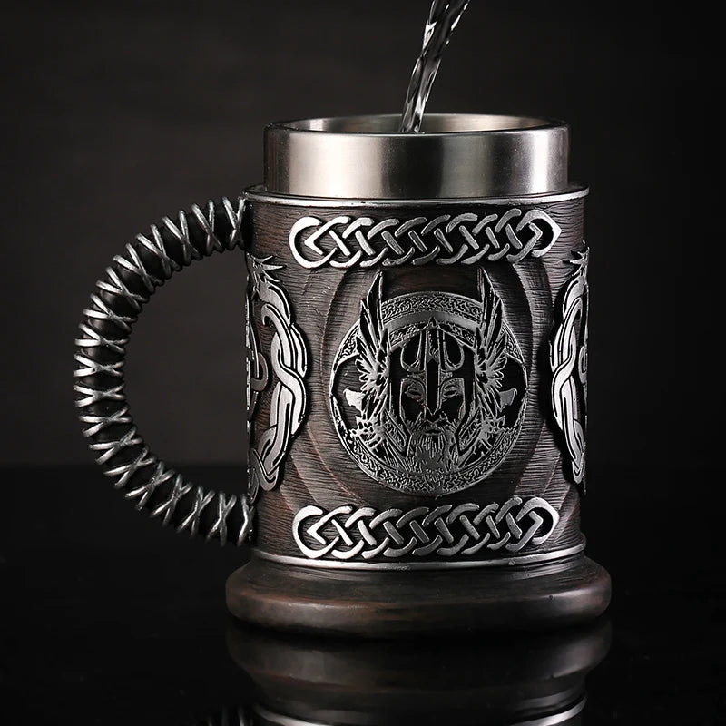 Stainless Steel 3D Handmade Vintage Cup