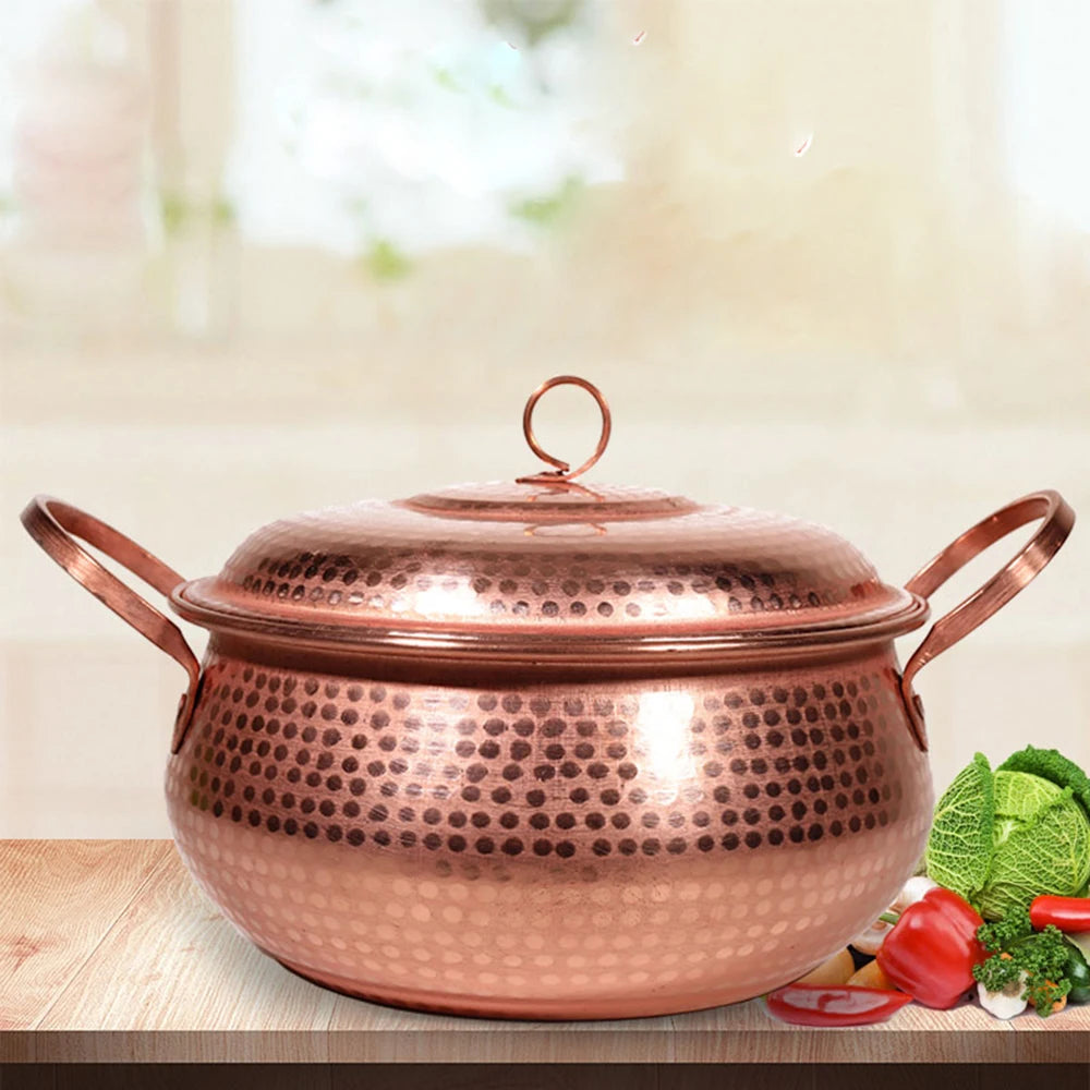 Handmade Copper Gas Cooker Set