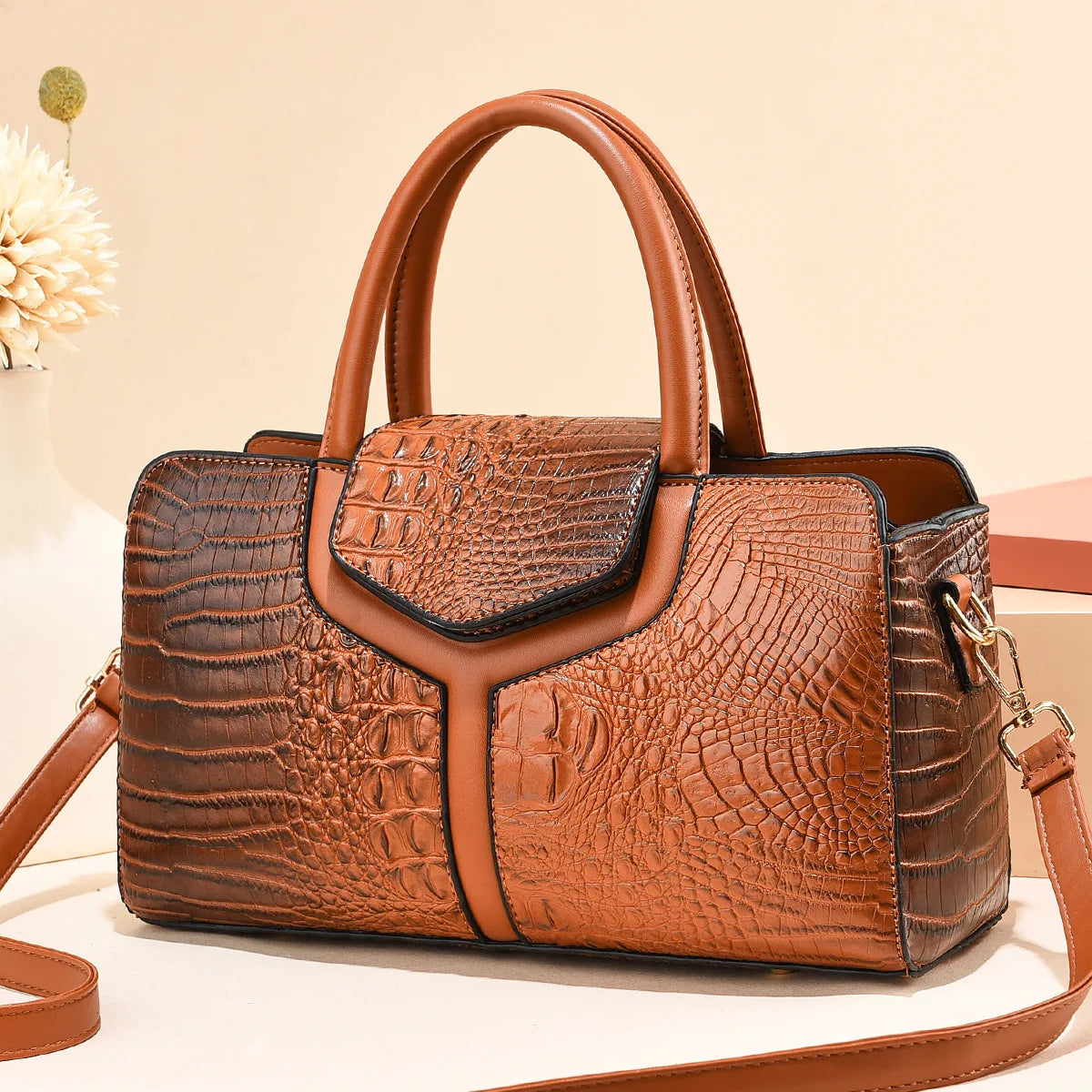 Crocodile pattern Classic bag