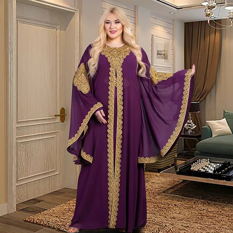 Luxury Chiffon Abaya Turkan fashion