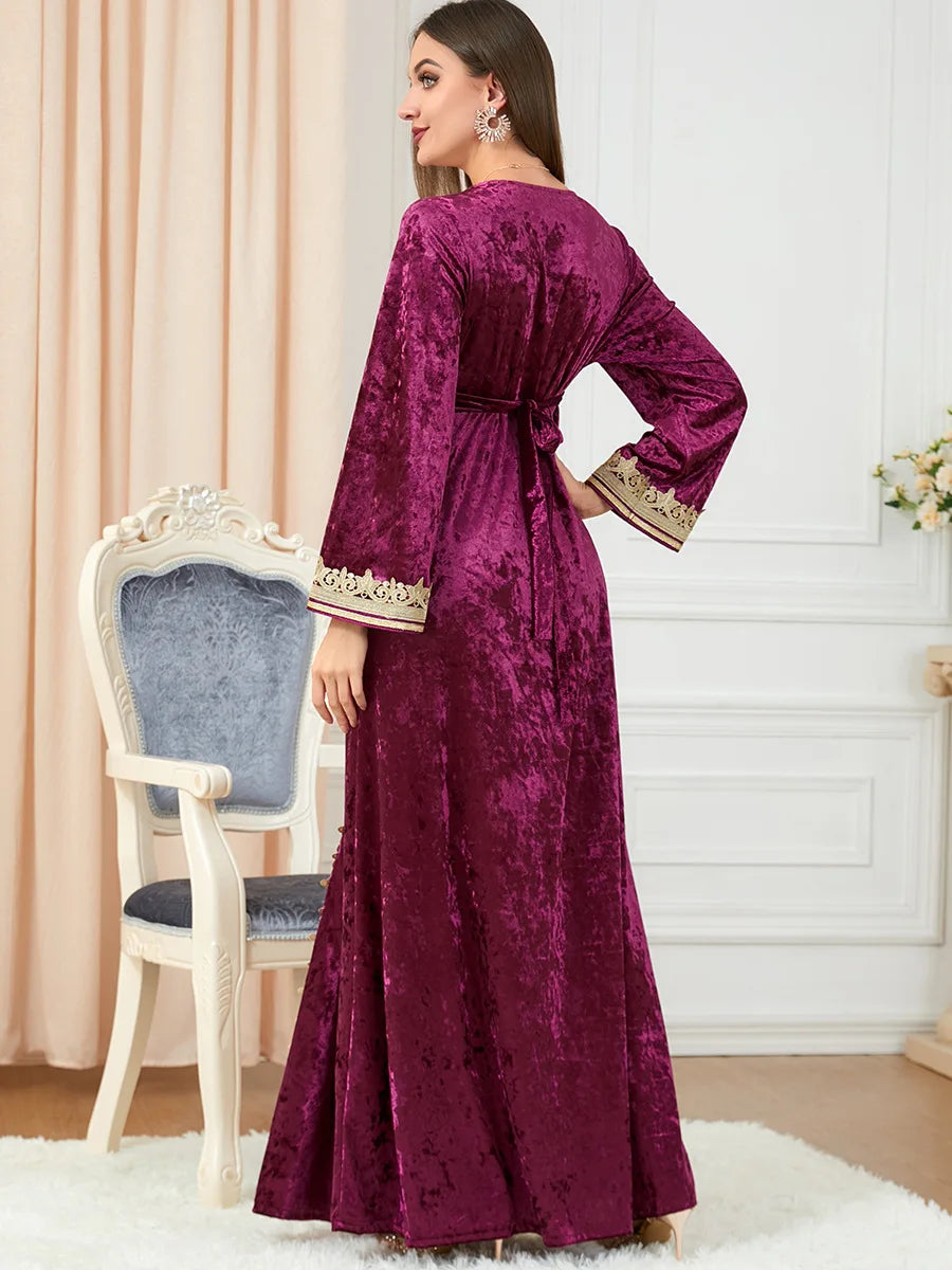 Winter Morocco Kaftan Abaya Gulf Style