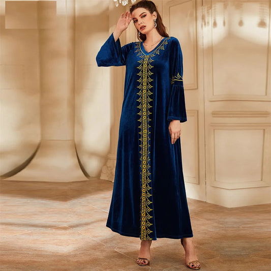 Velvet Turkish Fashion Abaya