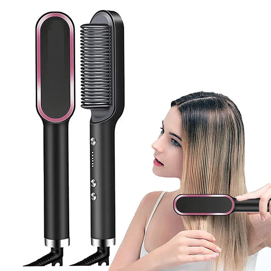 Multifunctional hair dryer straightener